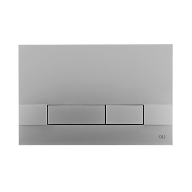 Imagen de Placa pulsadora Oli Narrow cromo mate Olipure