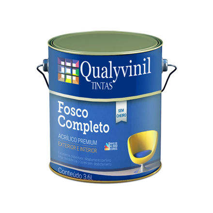 Imagen de Latex acrílico blanco Fosco completo mate 3.6 lt
