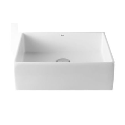 Imagen de Bacha de apoyo cuadrada 35 cm Blanca Celite