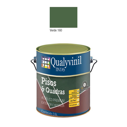 Imagen de Pintura para pisos verde 0,9 litros
