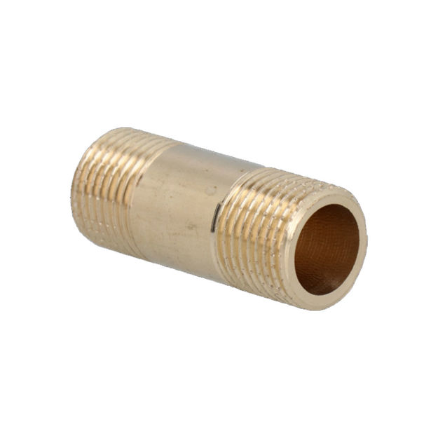 Imagen de NIPLE DE BRONCE PULIDO