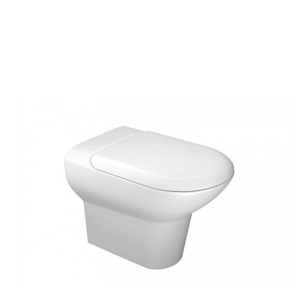 Imagen de Inodoro corto Duomo Plus blanco