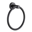 Imagen de Aro toallero negro mate Milano Dmc