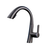 Imagen de Grifería de cocina Monocomando de mesada Style Negro mate