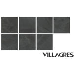 Imagen de Porcelanato para piso y pared Black Stone mate 92x92 cm Mate y rectificado