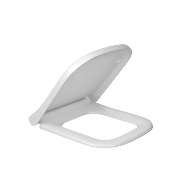 Imagen de Tapa inodoro Axis blanca Slow Close Easy Clean