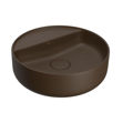Imagen de Bacha de apoyo redonda 40 cm c/mesa marrón mate Deca