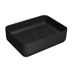 Imagen de Bacha de apoyo rectangular 40x30 cm negro mate Deca