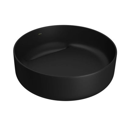 Imagen de Bacha de apoyo redonda 40 cm negro mate Deca