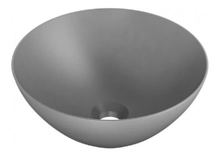 Imagen de Bacha de apoyo redonda 35 cm gris mate Celite