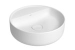 Imagen de Bacha de apoyo redonda 40 cm c/mesa blanca brillante Deca