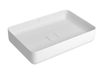 Imagen de Bacha de apoyo rectangular 60x40 cm blanco brillante Deca