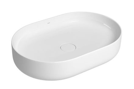 Imagen de Bacha de apoyo Oval 60x40 cm blanco brillante Deca