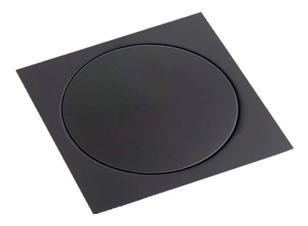 Imagen de Rejilla de piso click clack 10x10 negro mate