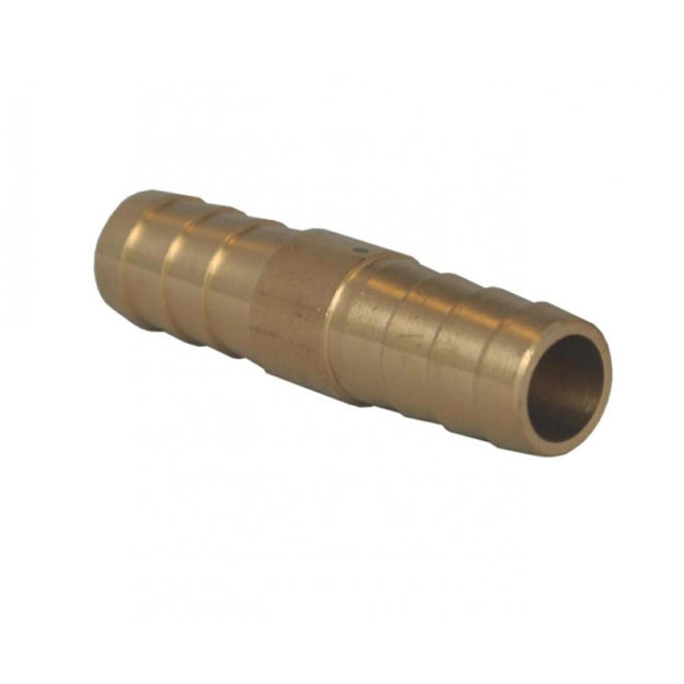 Imagen de Unión de bronce estriada 3/8"