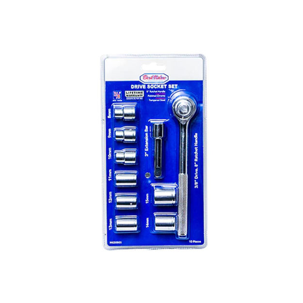 Imagen de DADOS 10 PZ 8 A 15MM - CRIQUE 3/8