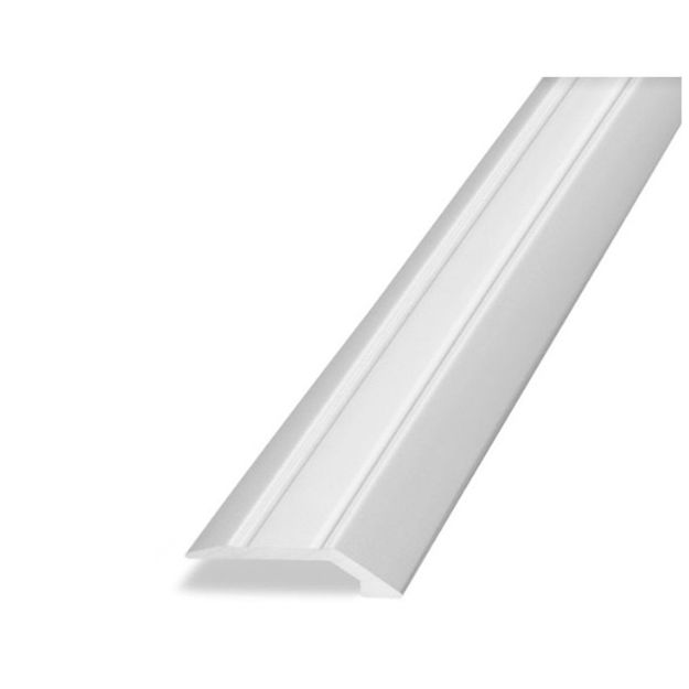 Imagen de Aluminio Desnivel Gap 7.4X31,4mm x2mt Cromo mate