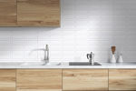 Imagen de Cerámica para pared  Brick Blanco 32x62 cm Satinada