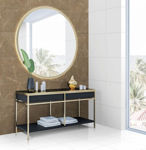 Imagen de Porcelanato para piso y pared Armani Bronze 60x60 cm Pulido brillante y rectificado