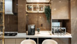 Imagen de Porcelanato para piso y pared Armani Bronze 60x60 cm Pulido brillante y rectificado