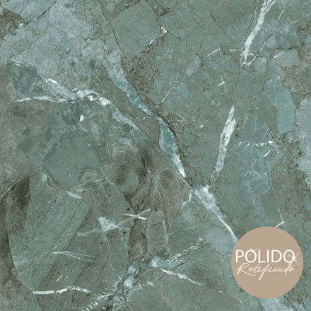 Imagen de Gres para piso y pared Verde Intensy 66x66 cm Pulido  brillante y rectificado