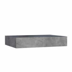 Imagen de Mueble de baño suspendido en porcelanato Peri  Gris Pulido 80 cm sin bacha