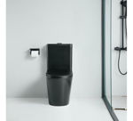 Imagen de Inodoro largo con mochila VIP Negro Mate 70X36.50X83cm