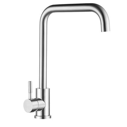Imagen de Grifería de cocina Monocomando de mesada Celtic Gris Satinado