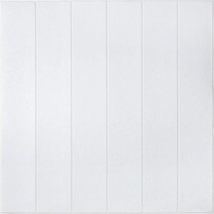 Imagen de revestimiento 3d blanco 70x70