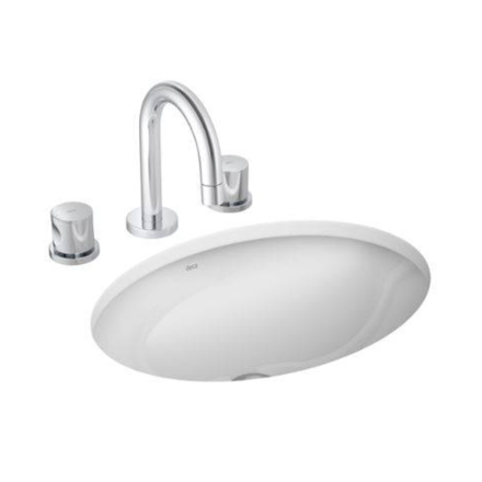 Imagen de Bacha de embutir Ovalada 40 x 30 cm blanca Deca