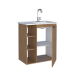 Imagen de Mueble de baño suspendido Hortensia Jequitibá 62 cm con Bacha de resina