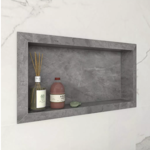 Imagen de Nicho estante de empotrar Porcelanato 60cm Gris