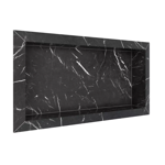 Imagen de Nicho estante de empotrar Porcelanato 60cm Negro