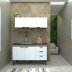 Imagen de Mueble aéreo cocina Flamingo  120cm blanco Cozimax