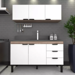 Imagen de Mueble bajo mesada cocina  Flamingo  120cm blanco Cozimax