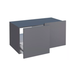 Imagen de Mueble de baño suspendido BLISS gris 80 cm sin bacha