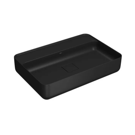 Imagen de Bacha de apoyo rectangular 60x40cm  c/mesa negro mate Deca
