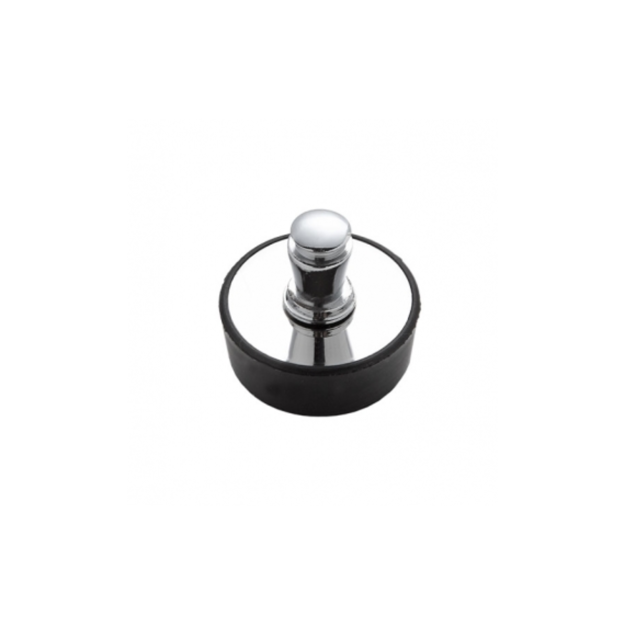 Imagen de Tapón para válvula lavatorio 7/8 metal y goma cromo