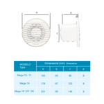 Imagen de Extractor Mega 16 - 125mm Sicflux