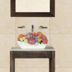 Imagen de Cerámica para piso y pared California Beige 34x51 cm Satinado