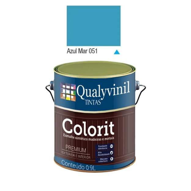 Imagen de COLORIT BRILLANTE AZUL MAR 0,900 LITROS