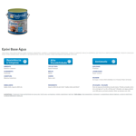 Imagen de Epoxi base agua premium acetinado azul 0,9 L