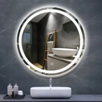 Imagen de Espejo LED 60cm Luz Frontal c/desempañador