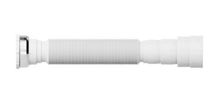 Imagen de Sifón extensible corrugado bco tuerca metalica 72 cm