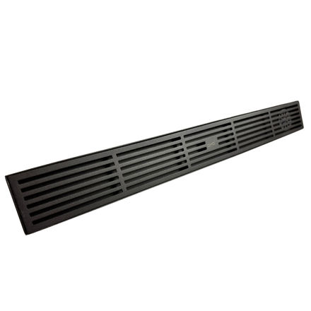 Imagen de Receptáculo lineal negro desagüe lateral 70cm DMC