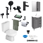 Imagen de Juego baño completo kit Vogue Plus 2