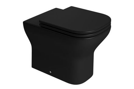 Imagen de Inodoro corto Axis Negro Mate