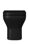 Imagen de Inodoro corto Axis Negro Mate