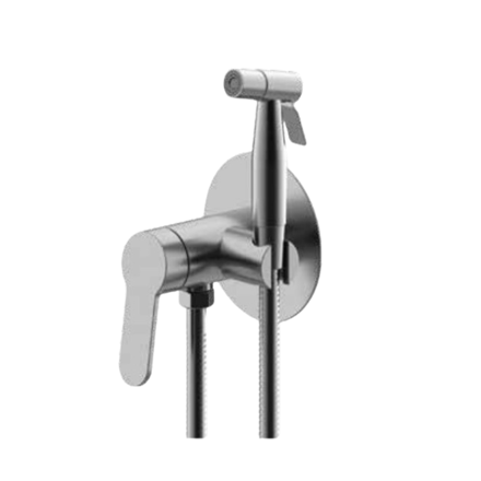 Imagen de Monocomando ducha higiénica Celtic embutir Ac.inox