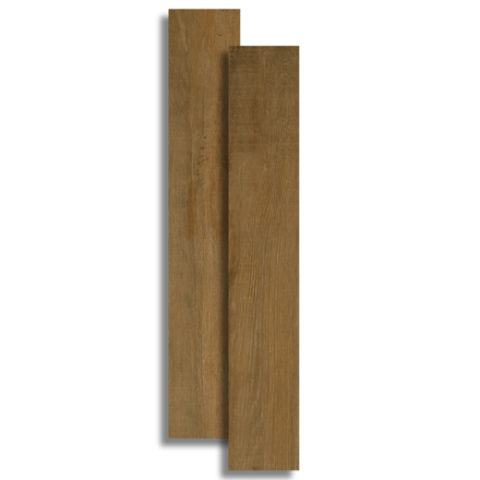 Imagen de Porcelanato para piso y pared Amazon Brown 18x113 cm Mate y Rectificado